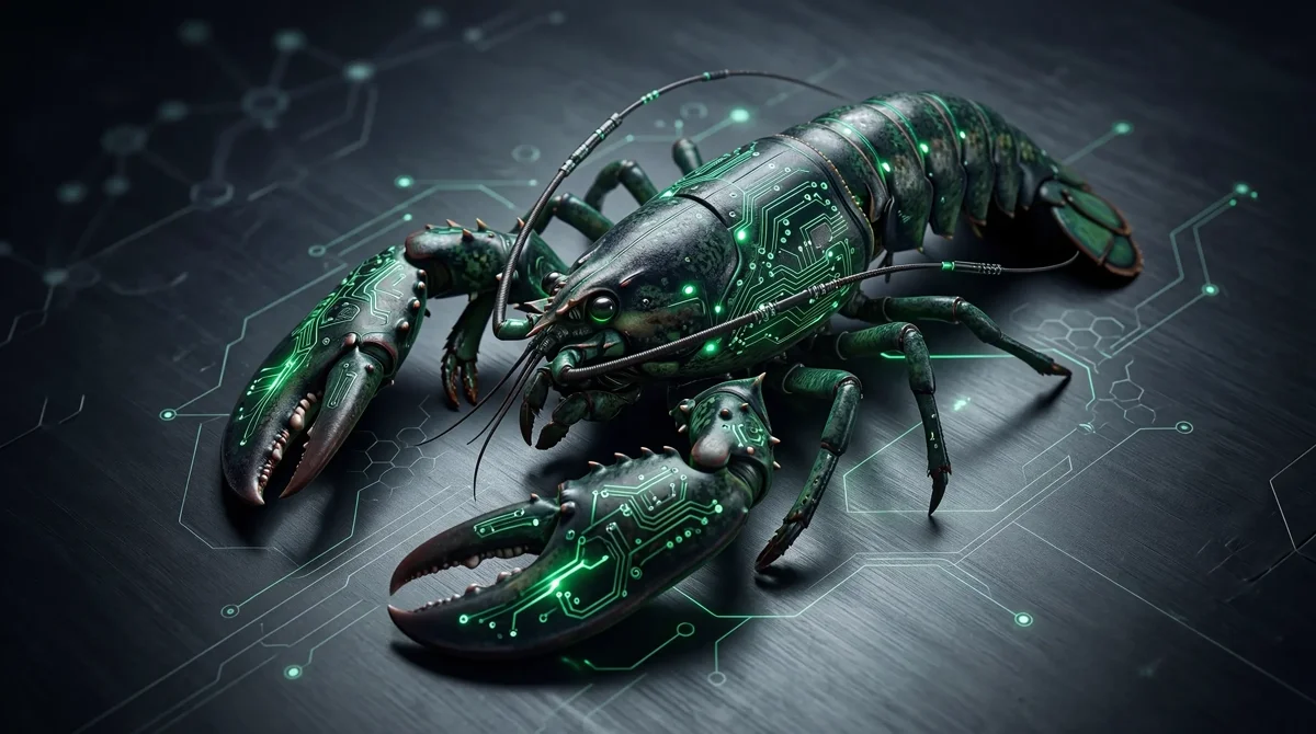 Lobster themed ClawSt.art hero art